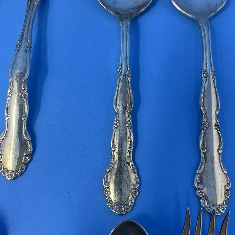 Rogers Silverware Flatware Lot WM Rogers Bros IS XS Triple Plate Vintage‎ Mixed